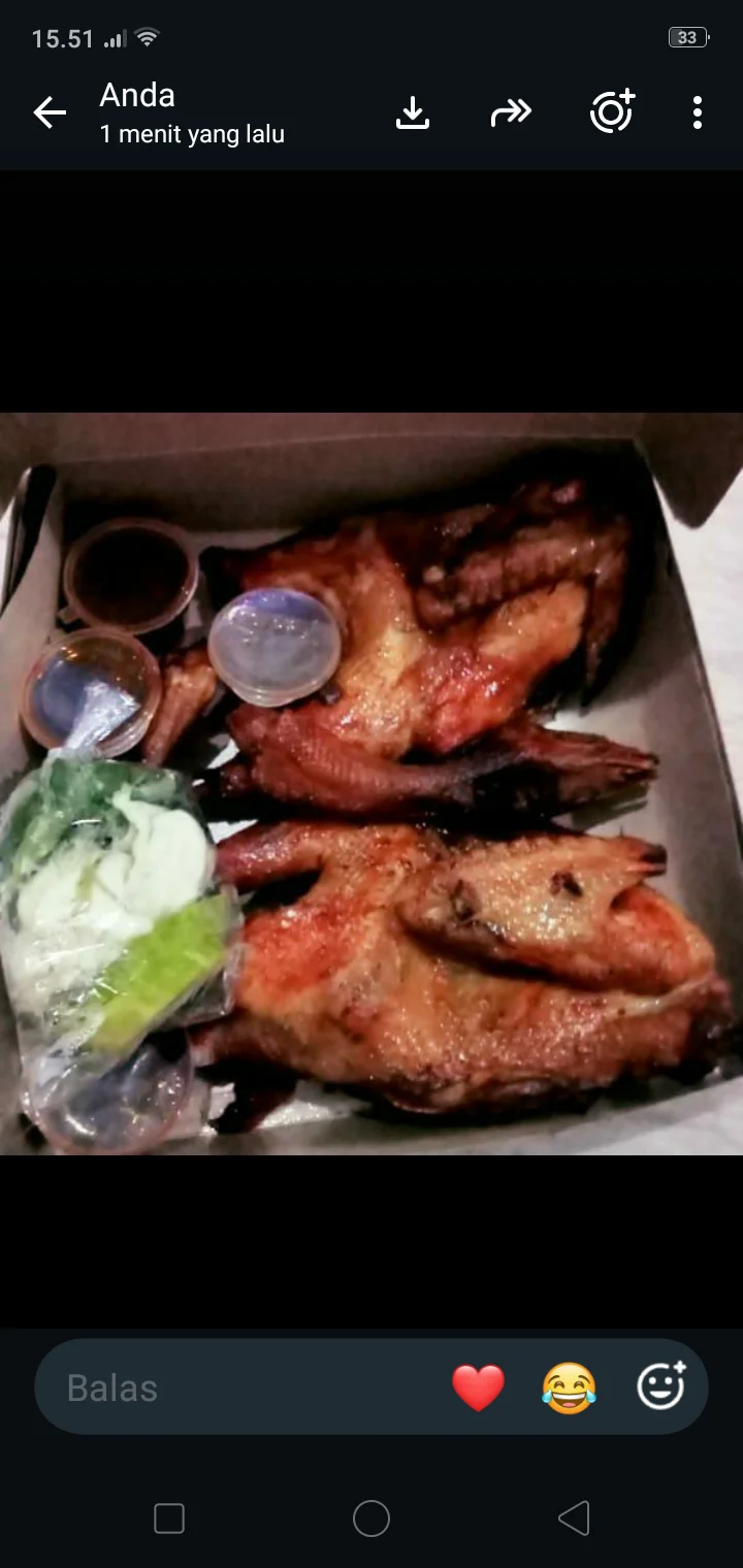 Ayam Pejantan Bakar ( 1 ekor )