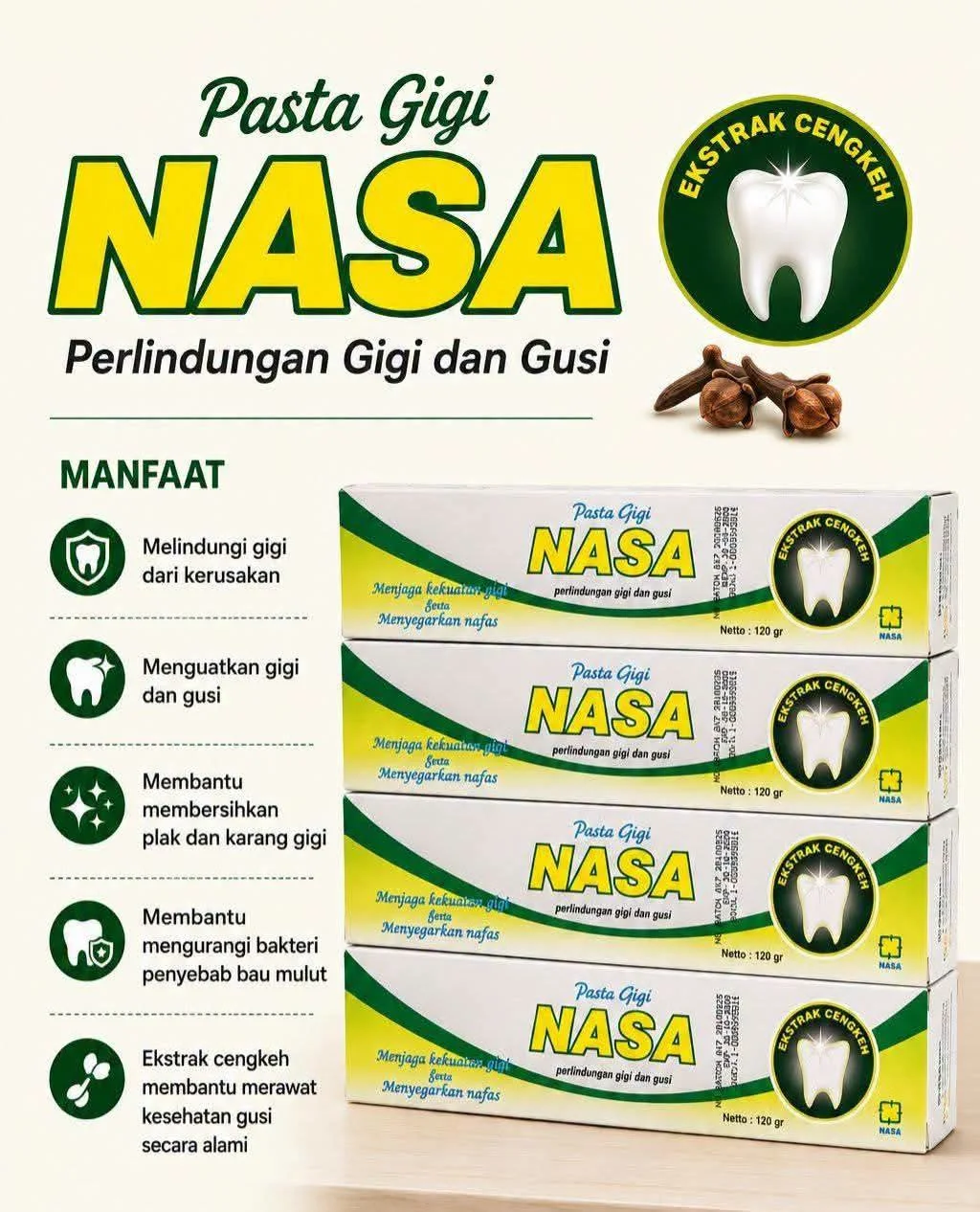 Pasta gigi nasa